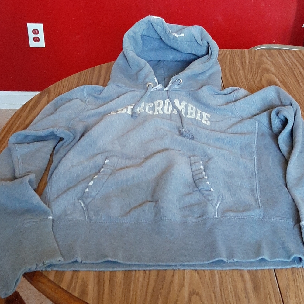 Abercrombie distressed hoodie